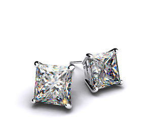 18k White Gold 0.50ctw Diamond Stud Earrings   